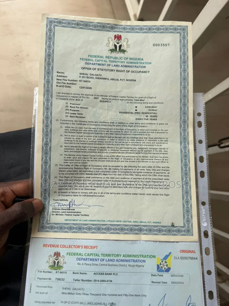 Hot Guzape 2 Land for Sale
