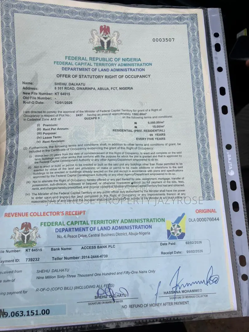 Hot Guzape 2 Land for Sale