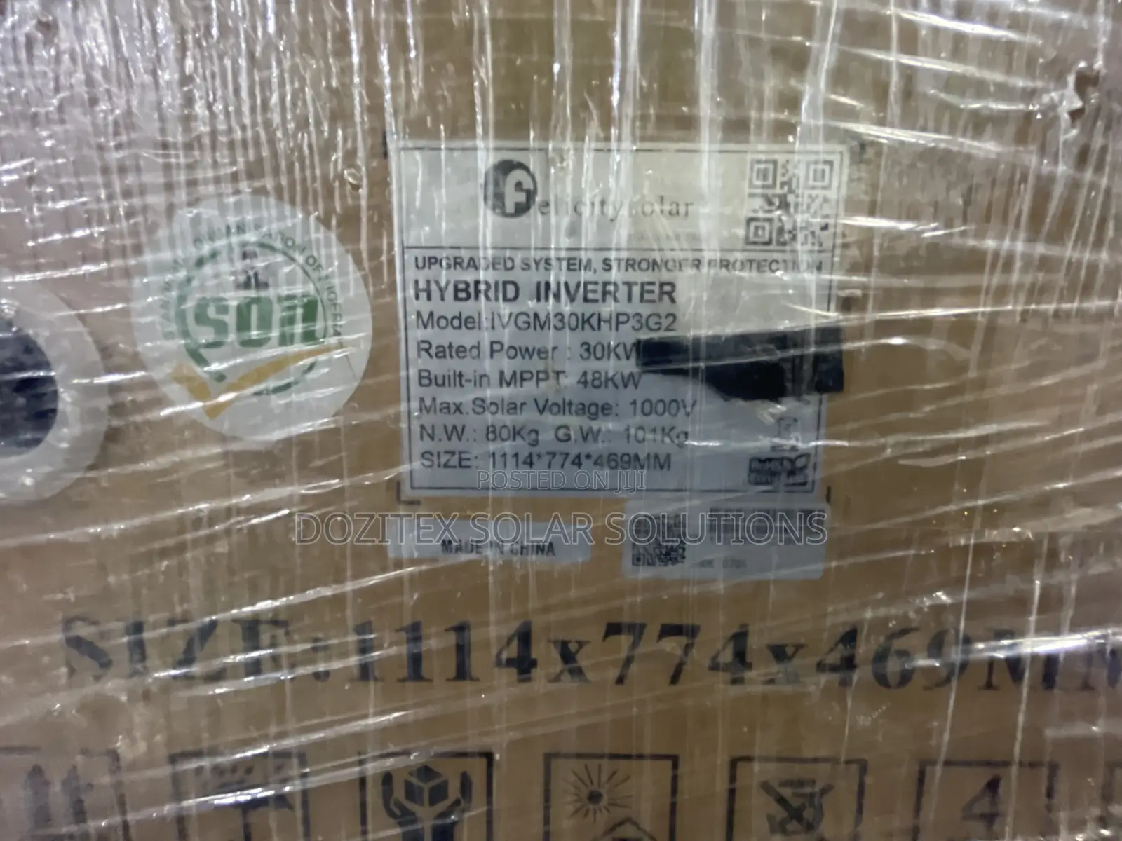 30kva/48v Felicity Solar Hybrid Inverter