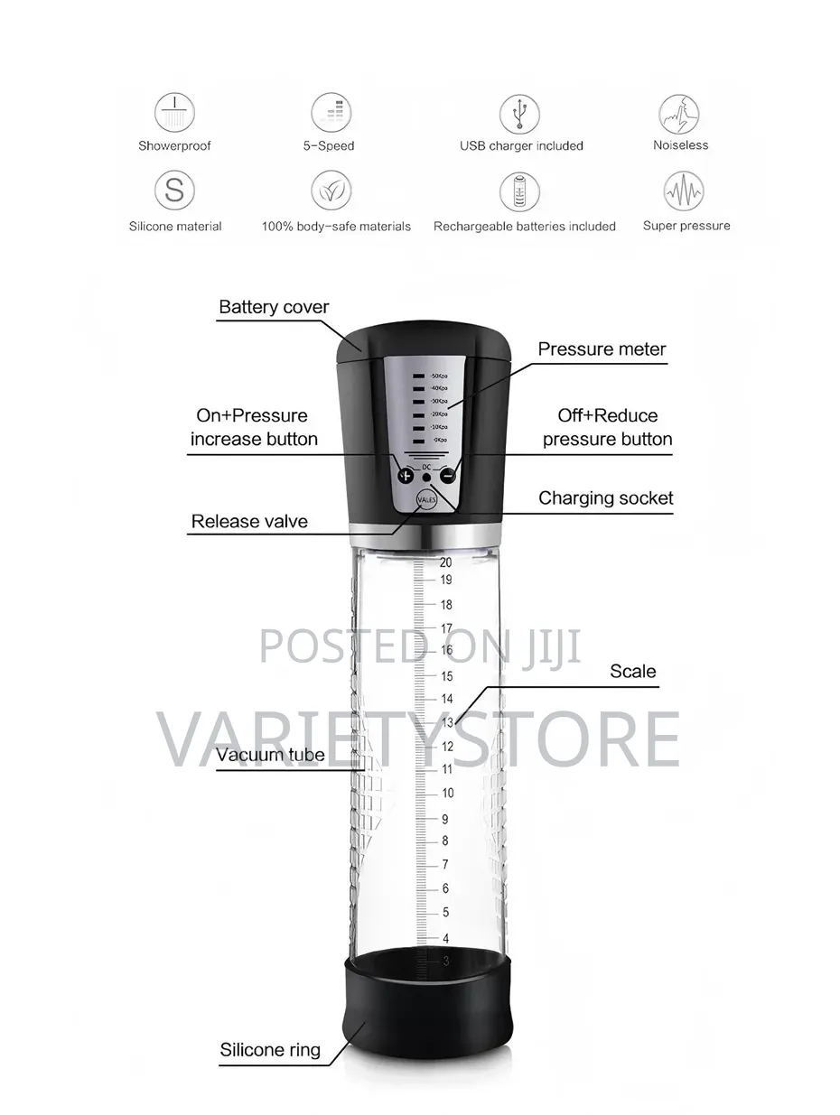 Rechargeable Penis Enlargement Vacuum Pump