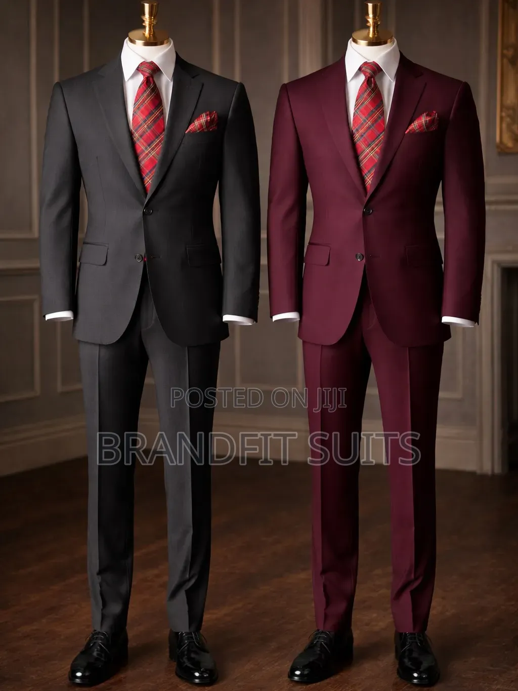Premium Quality Men's Suit, Shirt and Neck Tie