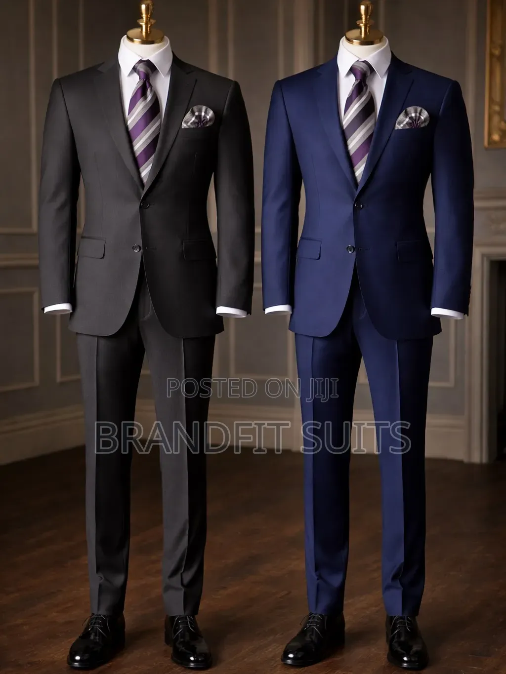 Premium Quality Men's Suit, Shirt and Neck Tie