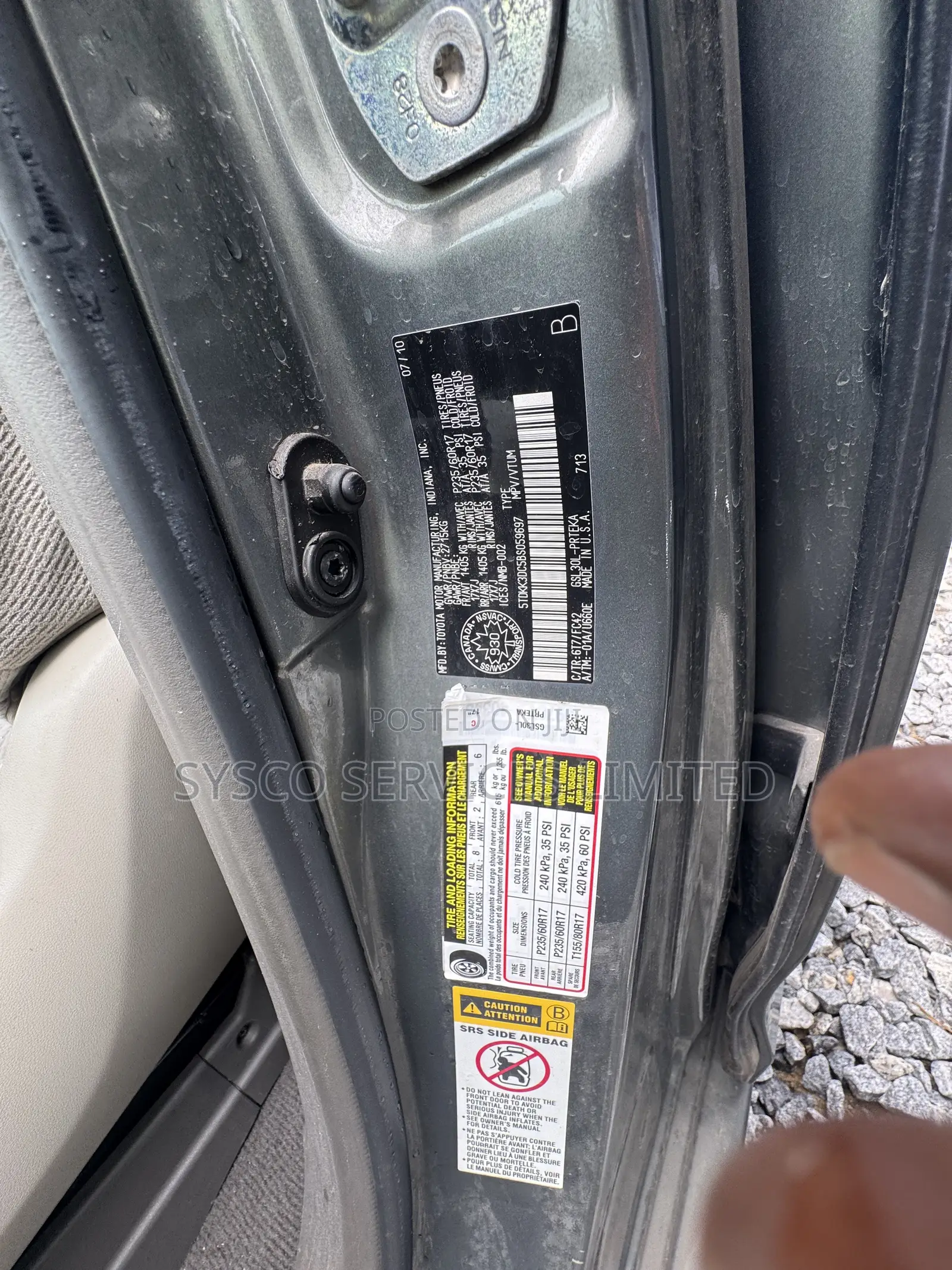 Toyota Sienna 2011 Green