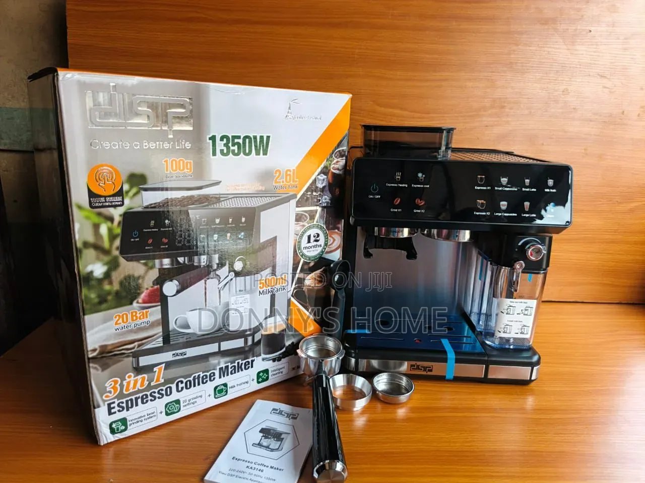 DSP 3 in 1 Espresso Coffee Machine