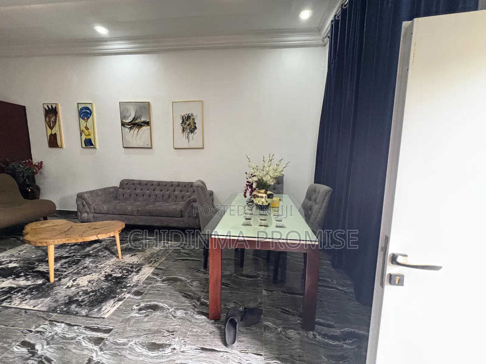 Furnished 1bdrm Apartment in Garki 2 for rent