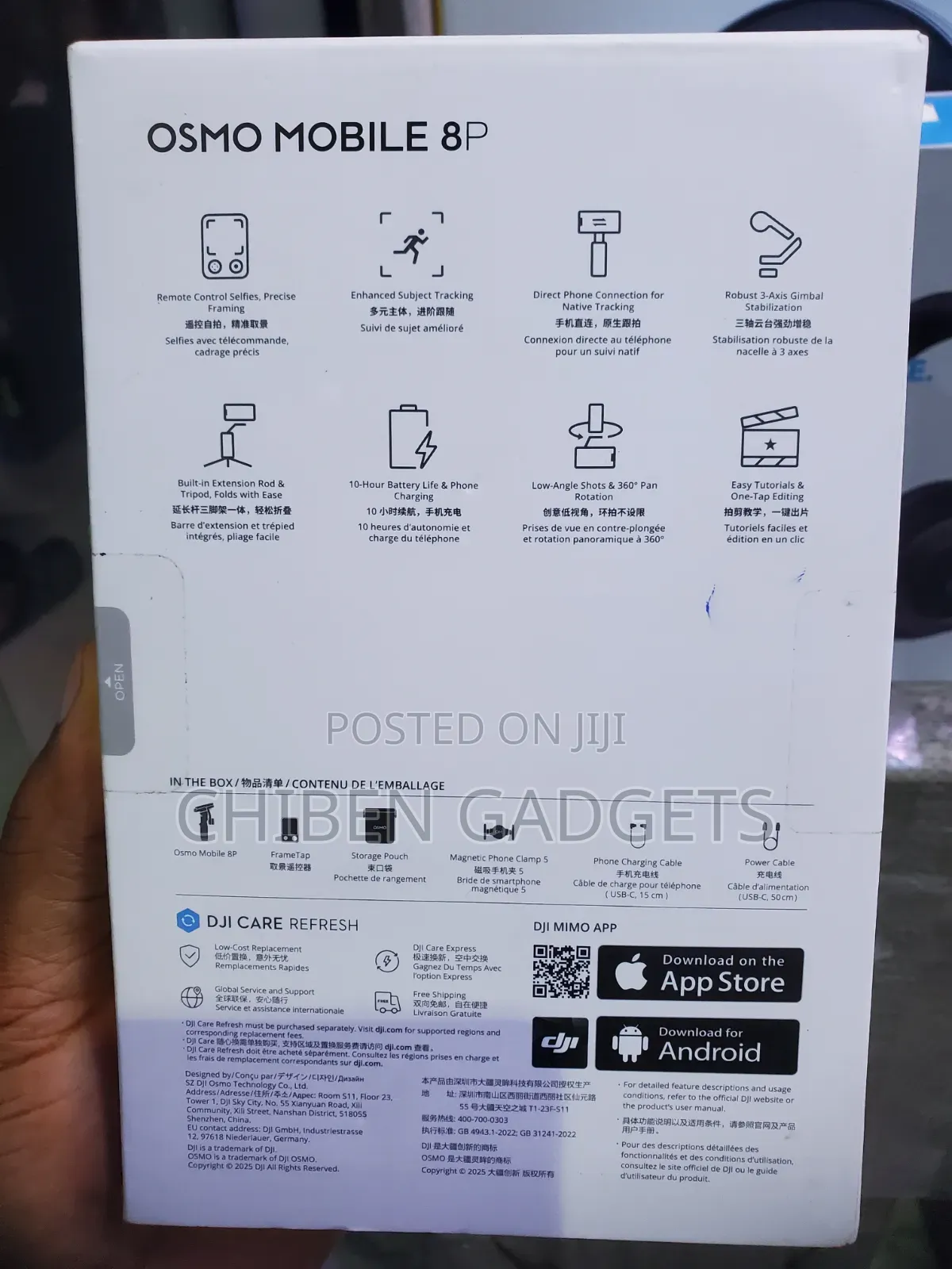 Dji Osmo Mobile 8p With Detachable Magnetic