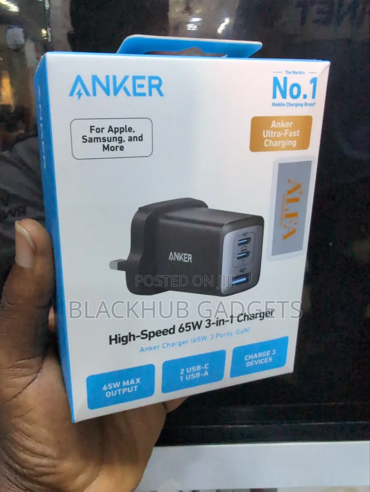 Anker High Speed 65w 3 in 1 Charger
