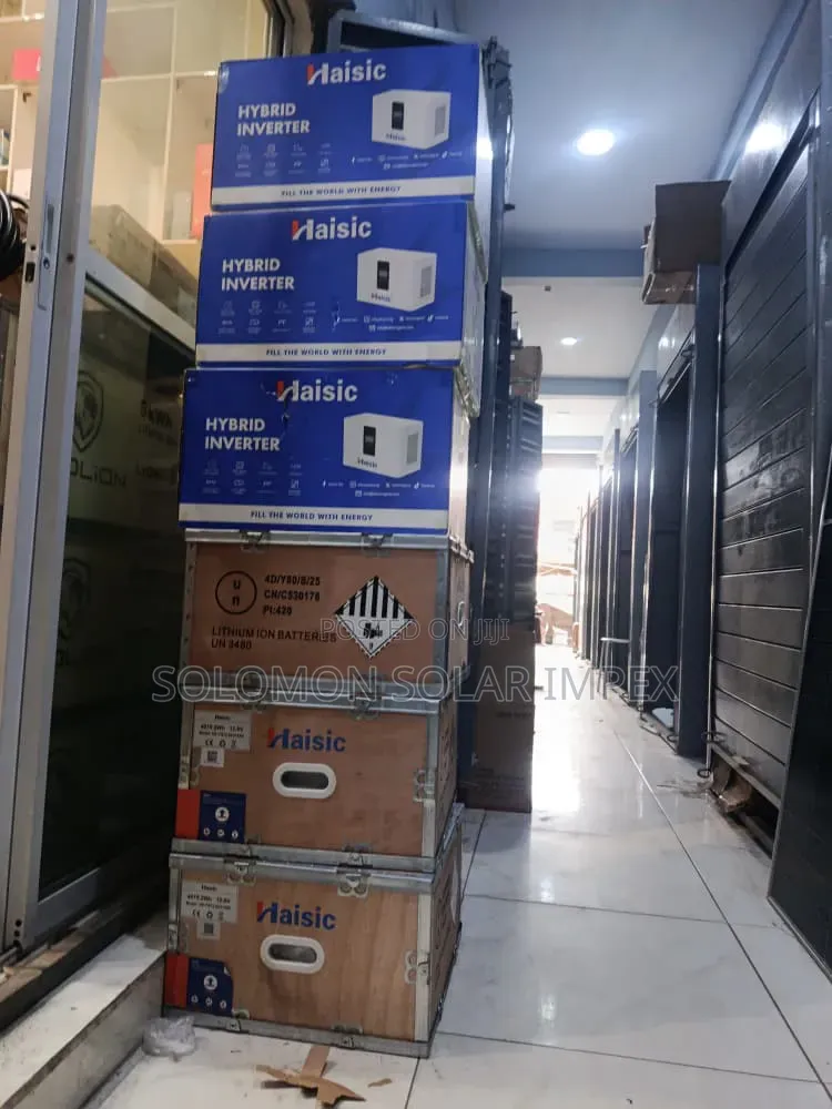 Original Haisic 4kwh 12v All-in-One Solar System + 1.5kva Inverter