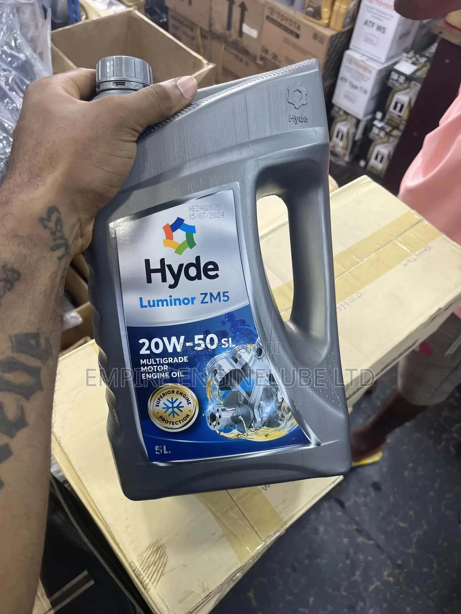 Hyde 20w50 5litres