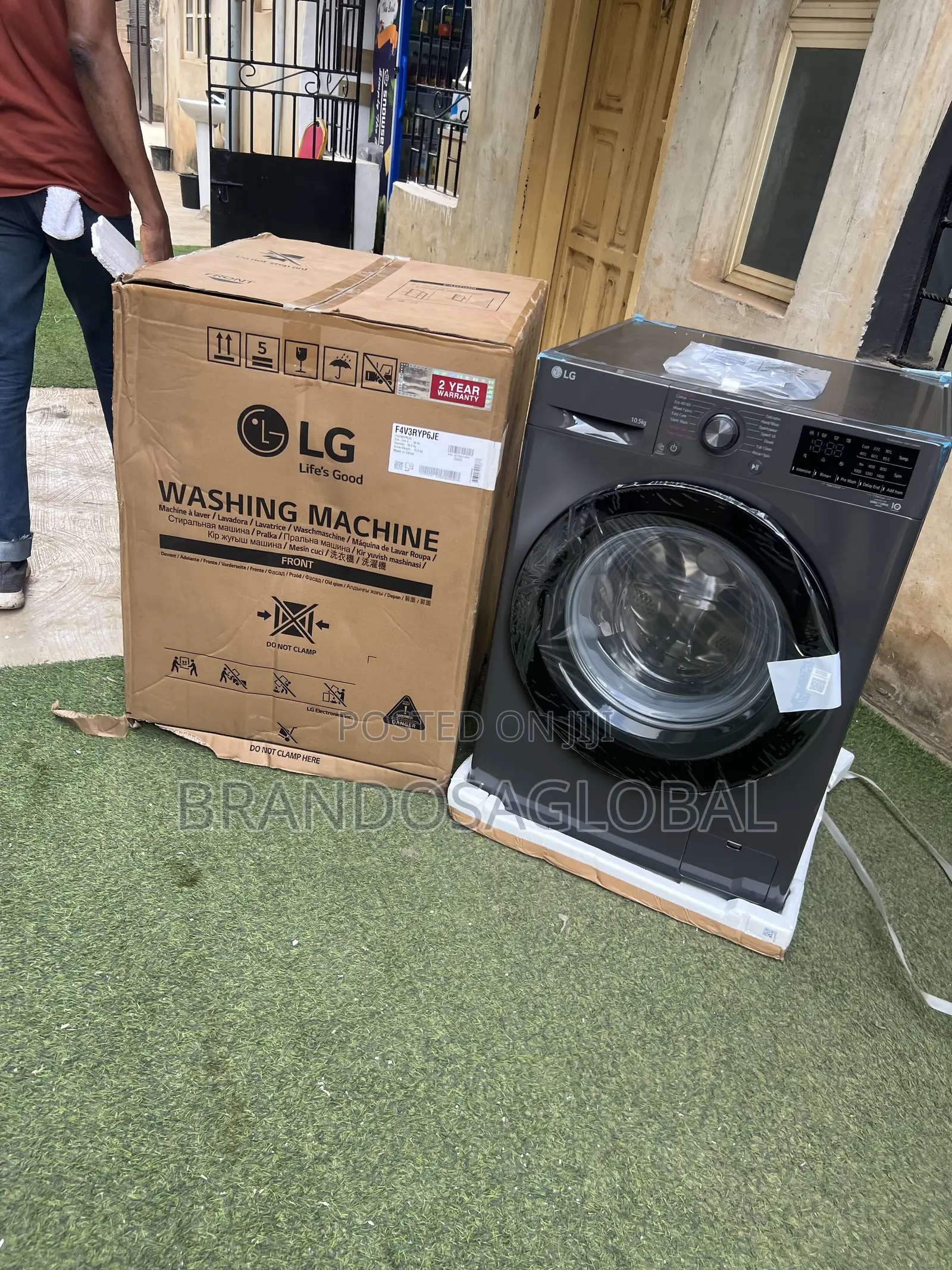 Lg Frontload 10.5kg Washing Machine[F4v3ryp6je]Premium Fabric Care