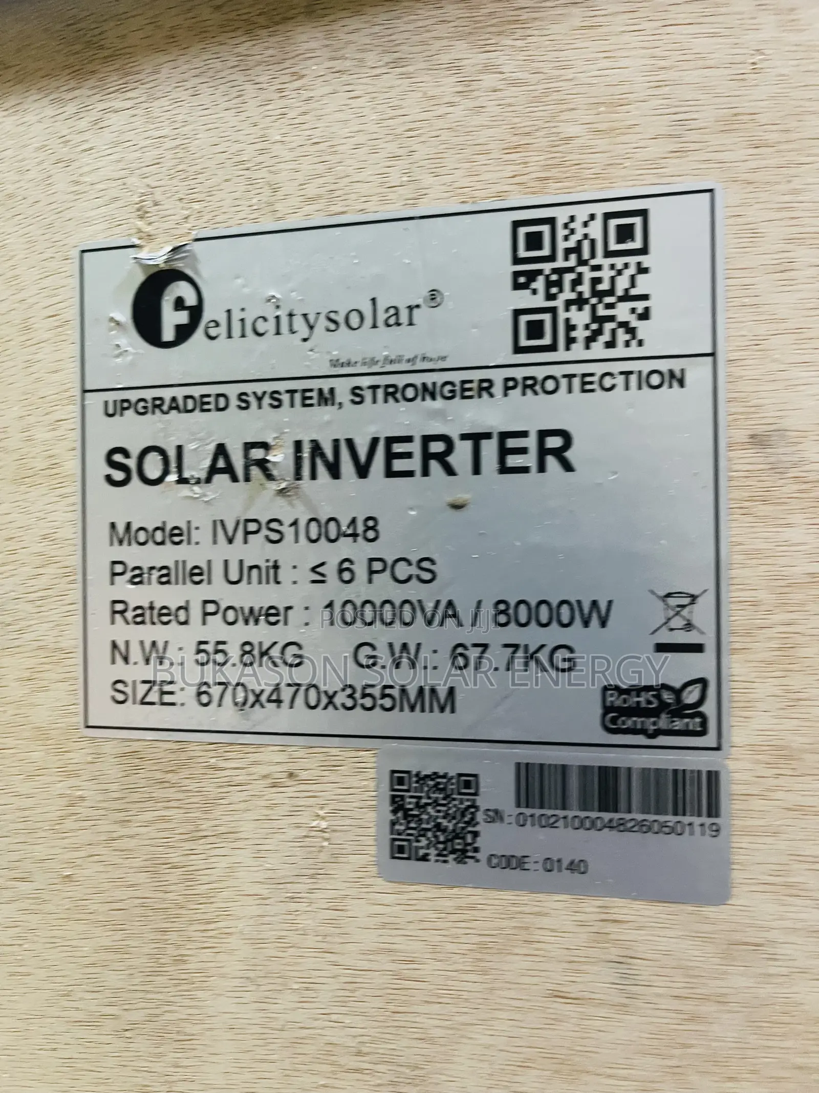 10kva 48v Felicity Inverter