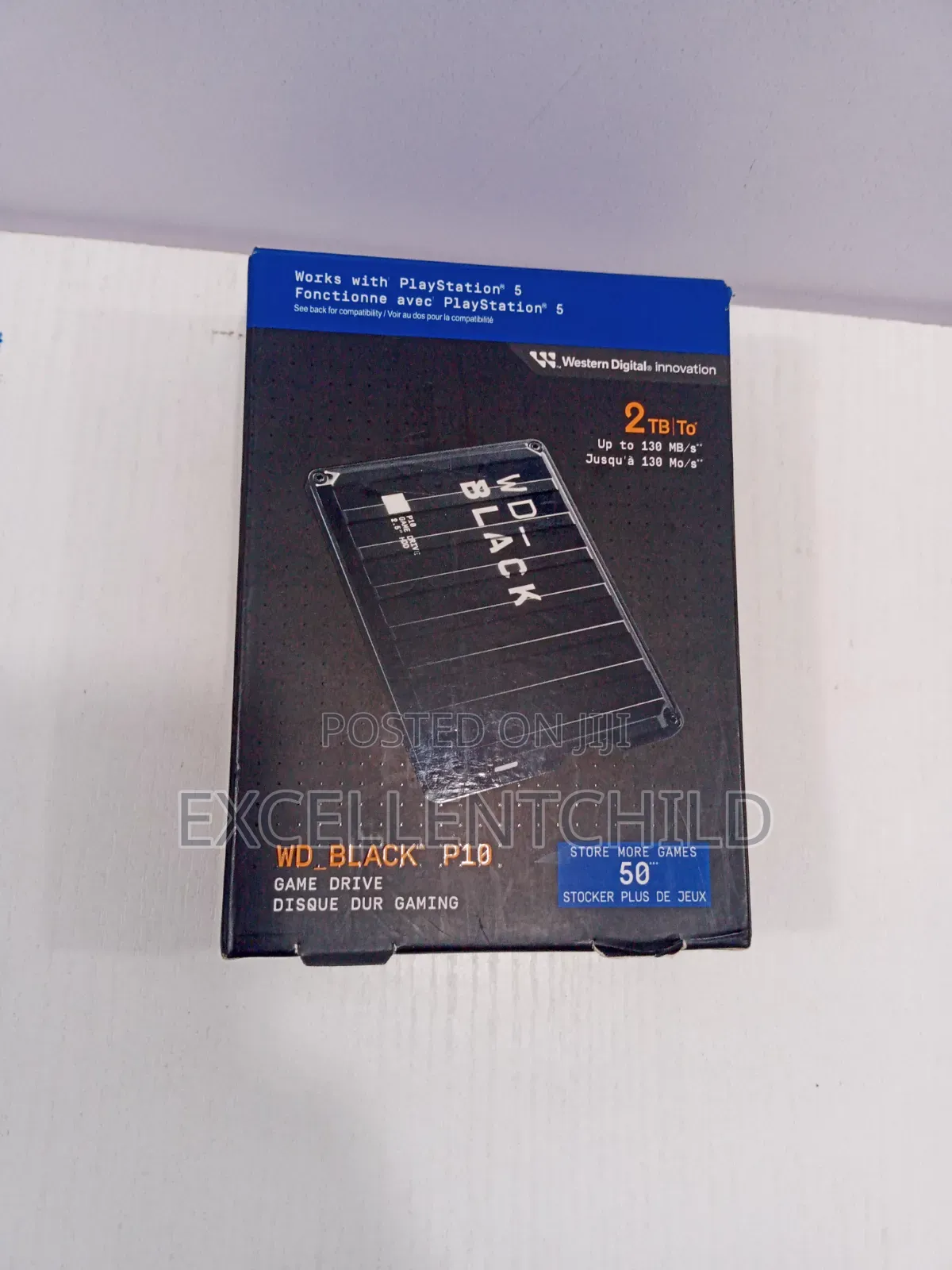 2tb External Wd_black P10 Game Drive Upto 130mb/S