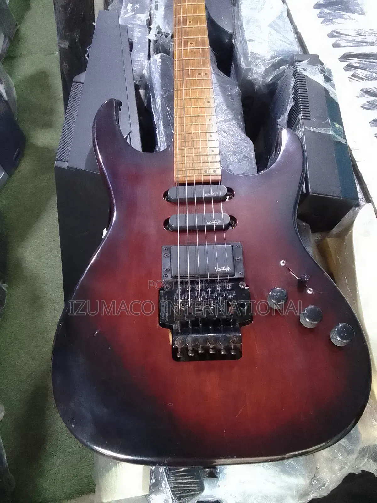 Uk Used Vantage Electric Guitar – Sharp Sound Classic Feel
