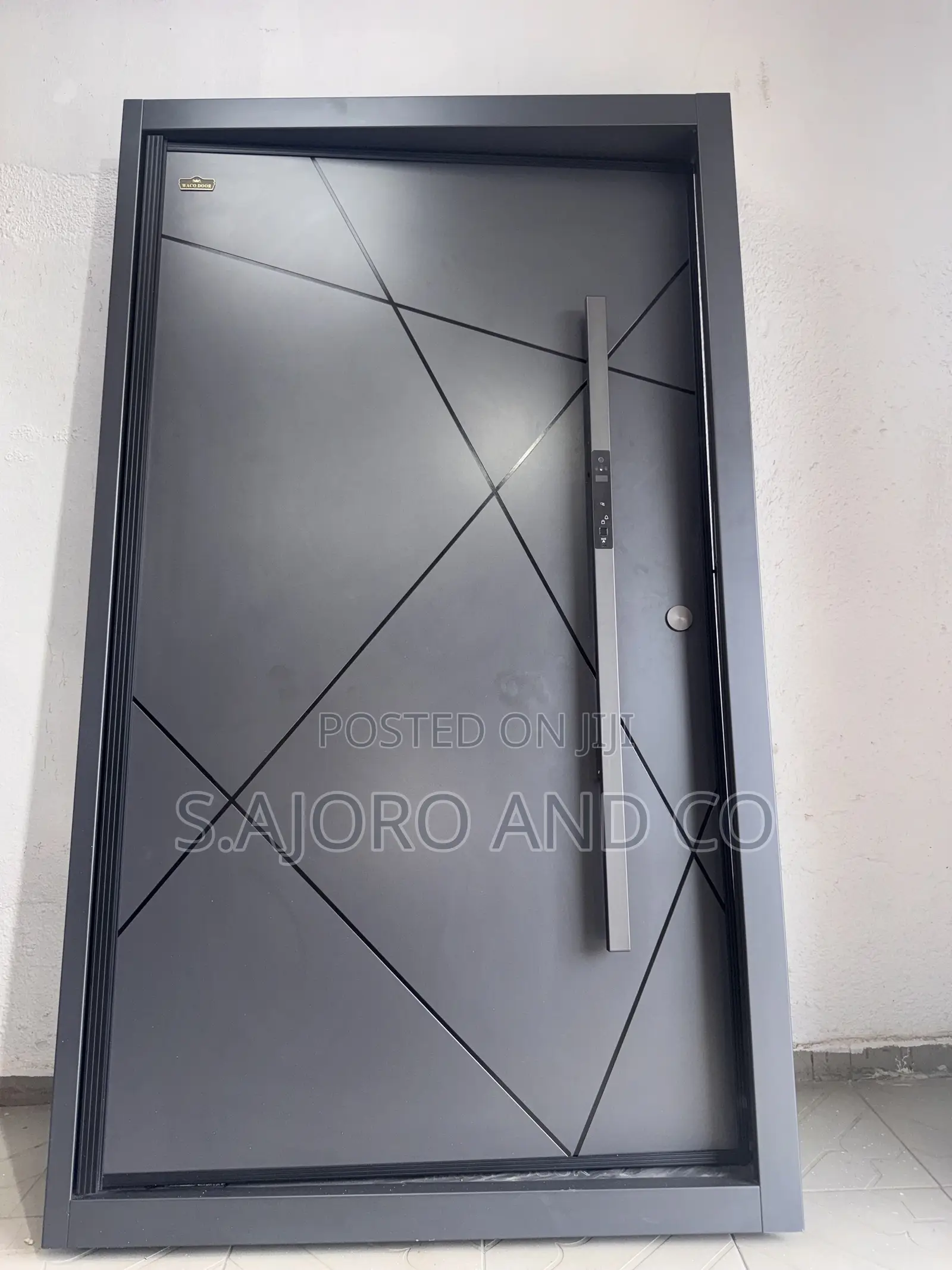4ft Entrance Security Door +Smart Lock/ Extra Height Single Leaf
