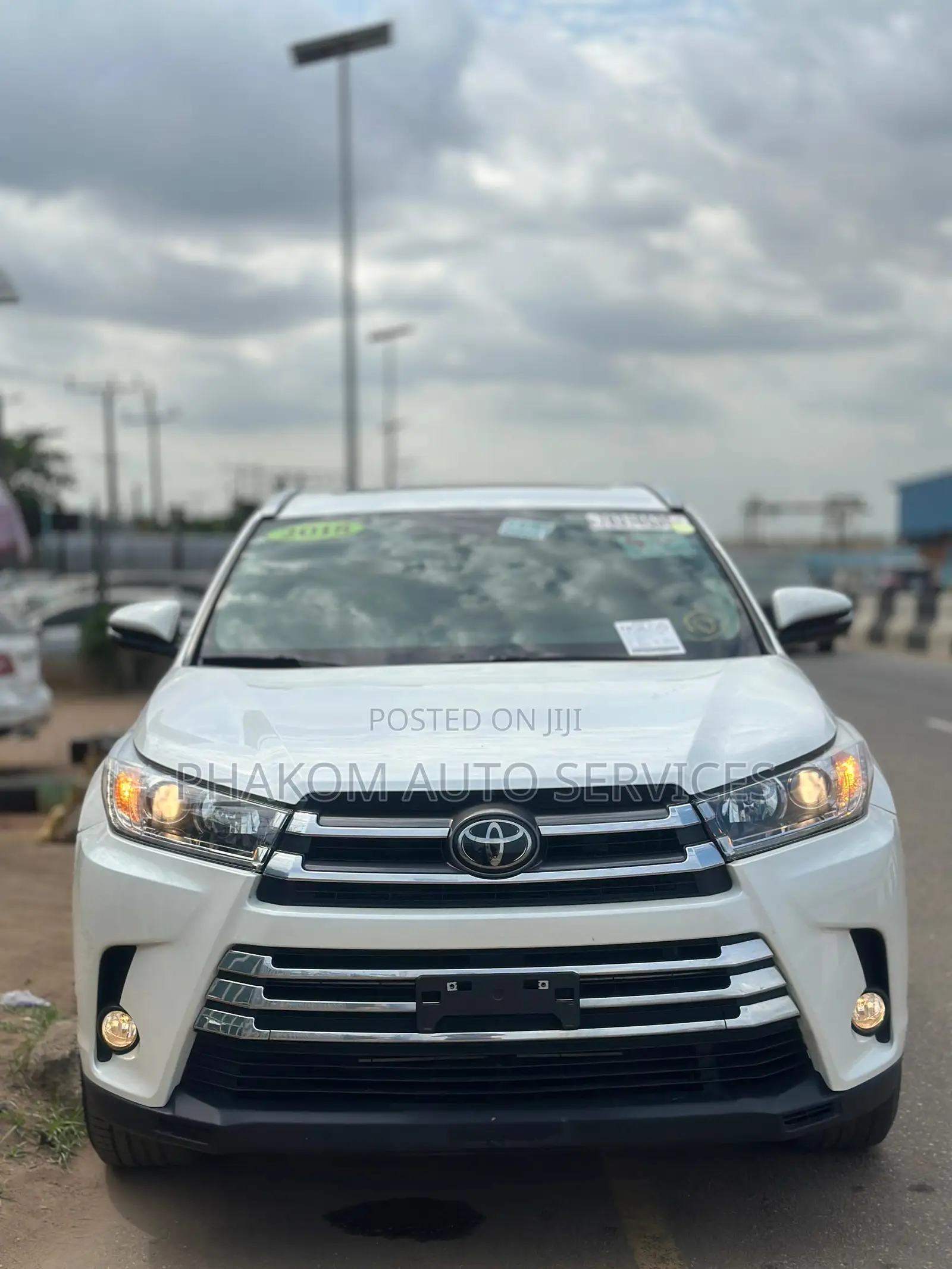 Toyota Highlander Limited 4x4 V6 (3.5L 6cyl 8A) 2018 White
