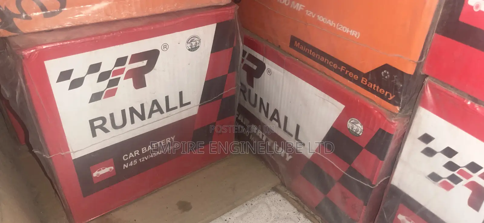 75ah, 80ah and 100ah Runall Battery