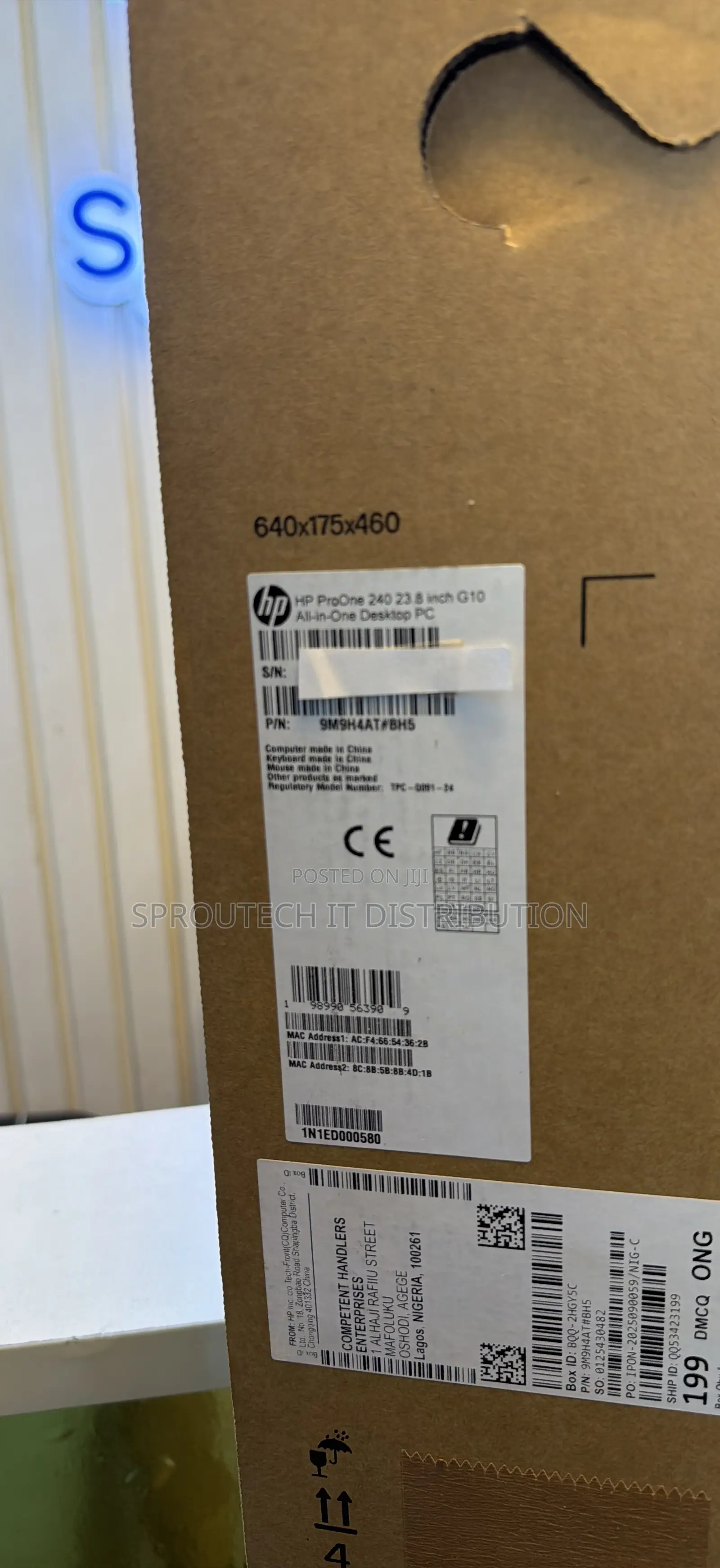 New HP ProOne 240 G10 All-in-One 8GB Intel Core Ultra 7 SSD 512GB