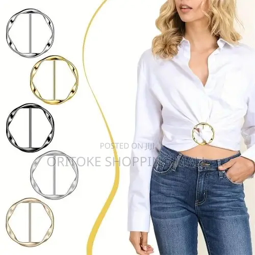 Versatile Metal Clips Multipurpose Scarf Ring Belt Buckle(3 Pieces)