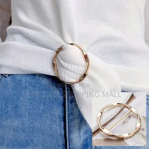 Versatile Metal Clips Multipurpose Scarf Ring Belt Buckle(3 Pieces)