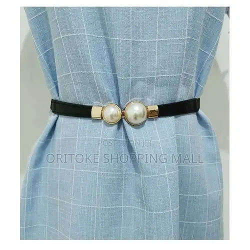 Stylish Decorative Pearly Belt For Ladies