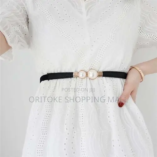 Stylish Decorative Pearly Belt For Ladies
