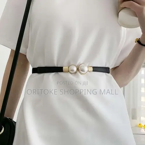 Stylish Decorative Pearly Belt For Ladies
