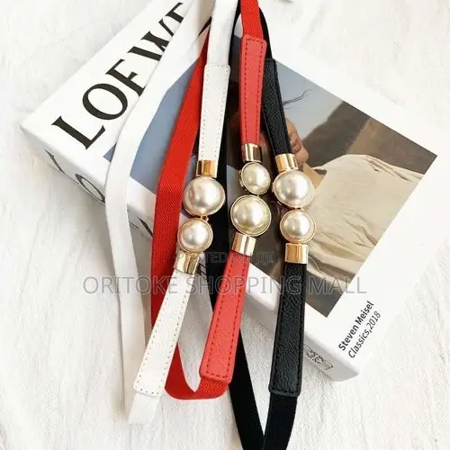 Stylish Decorative Pearly Belt For Ladies