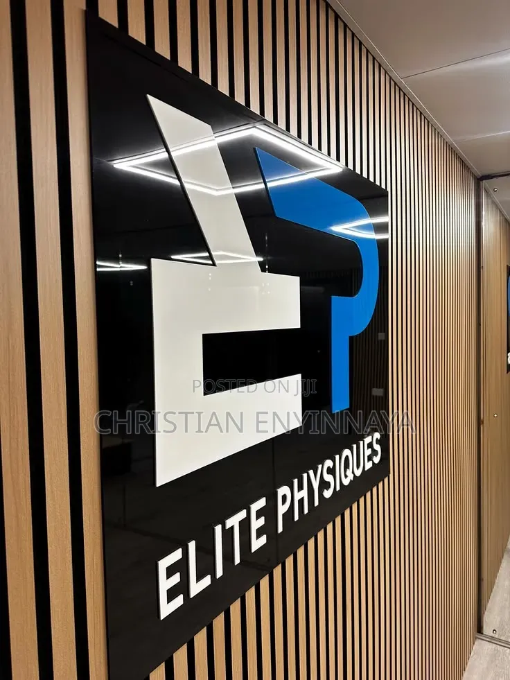 Illuminated 3d Indoor Signage