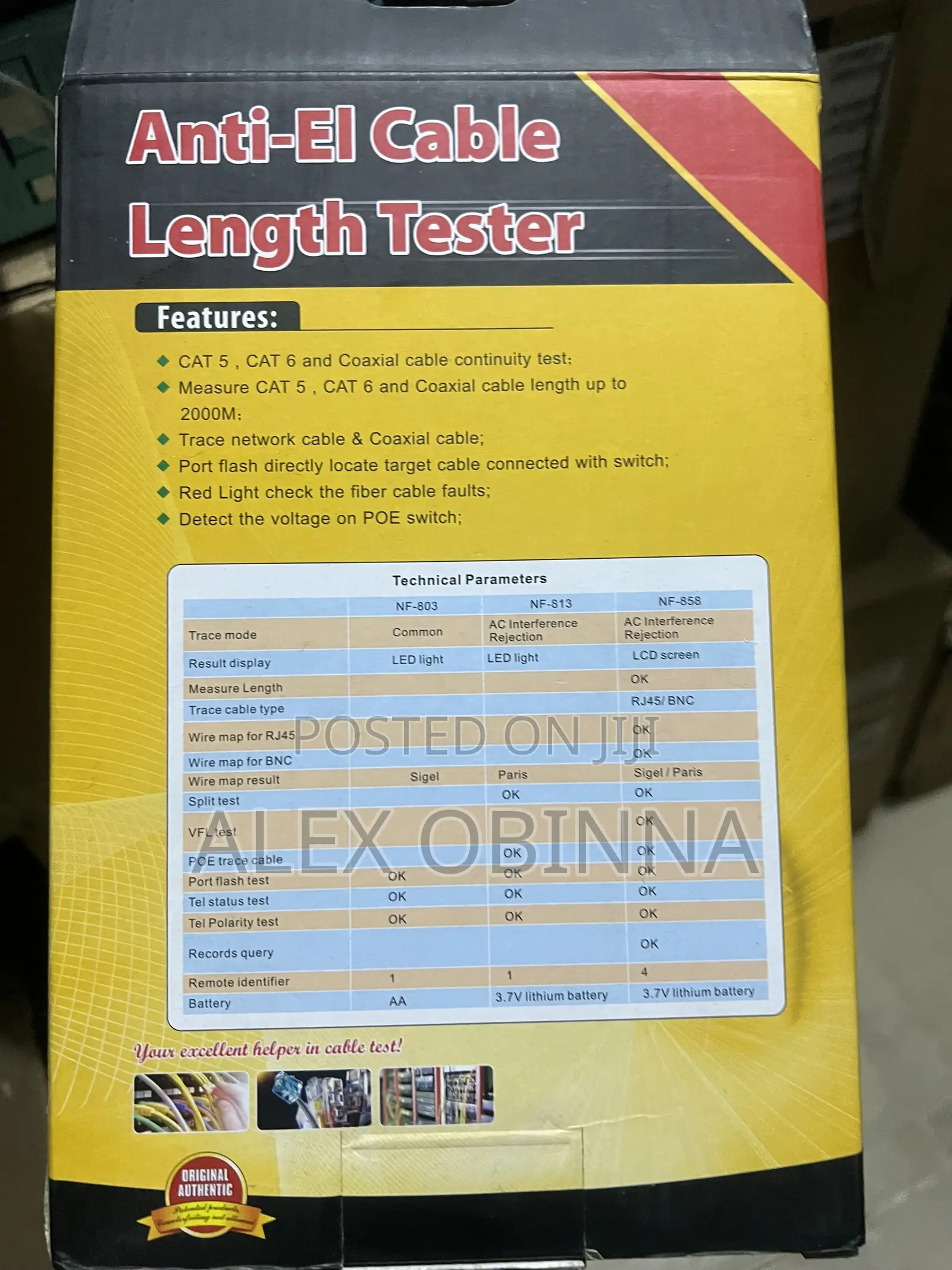 Anti-El Cable Length Tester