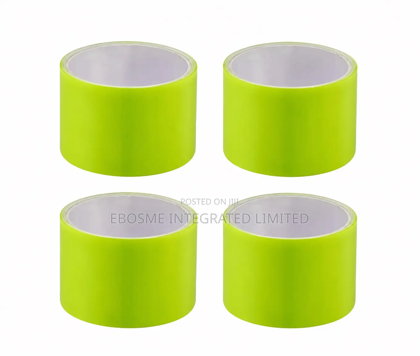 4pcs Reflective Tape Strips – Green Safety Warning Tape 40cm Long