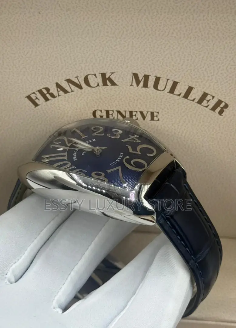 High Quality Luxury Franck Muller Leather Wristwatch