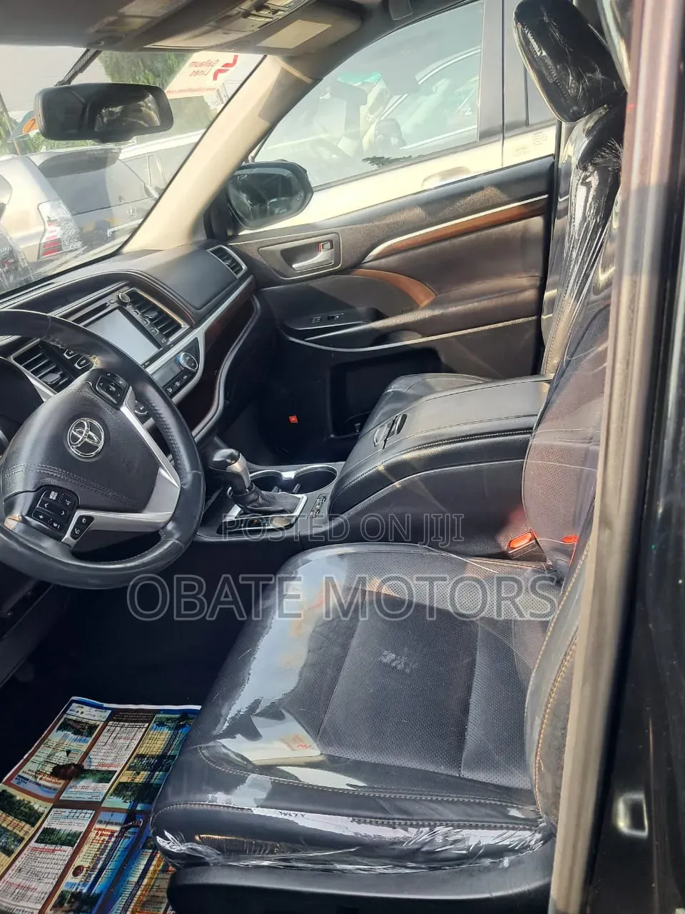 Toyota Highlander Limited V6 4x4 (3.5L 6cyl 6A) 2016 Black