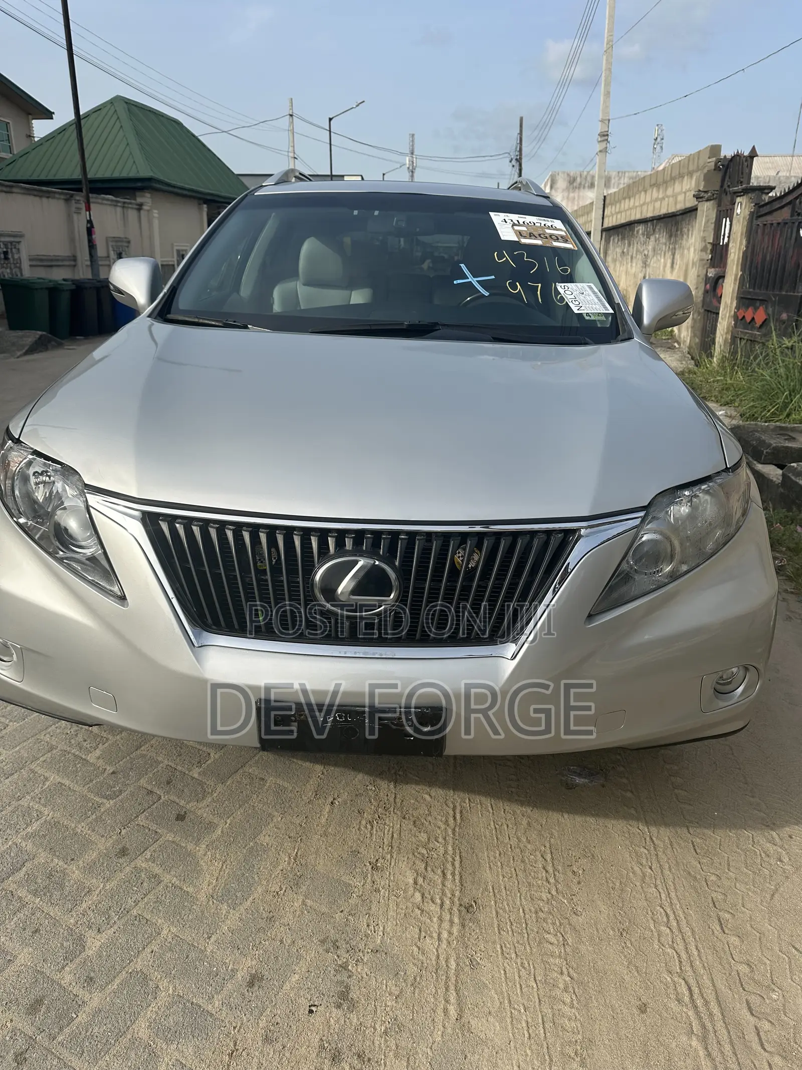 Lexus RX 350 2010 Silver