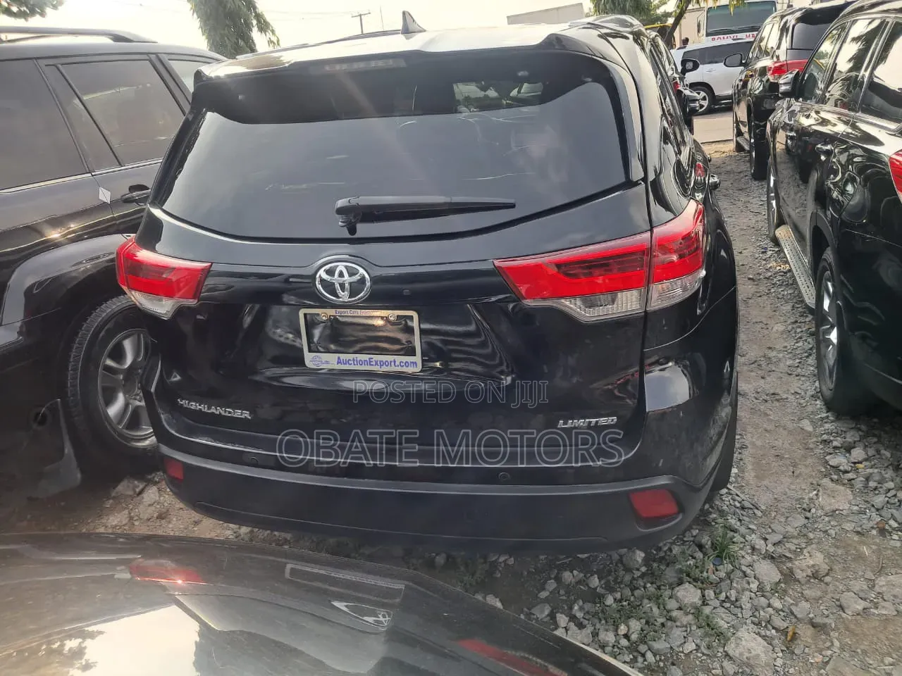 Toyota Highlander Limited V6 4x4 (3.5L 6cyl 6A) 2016 Black