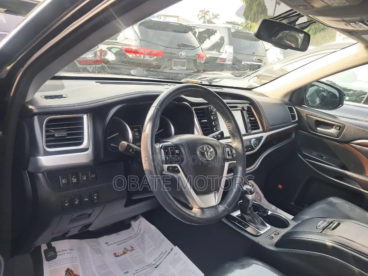 Toyota Highlander Limited V6 4x4 (3.5L 6cyl 6A) 2016 Black