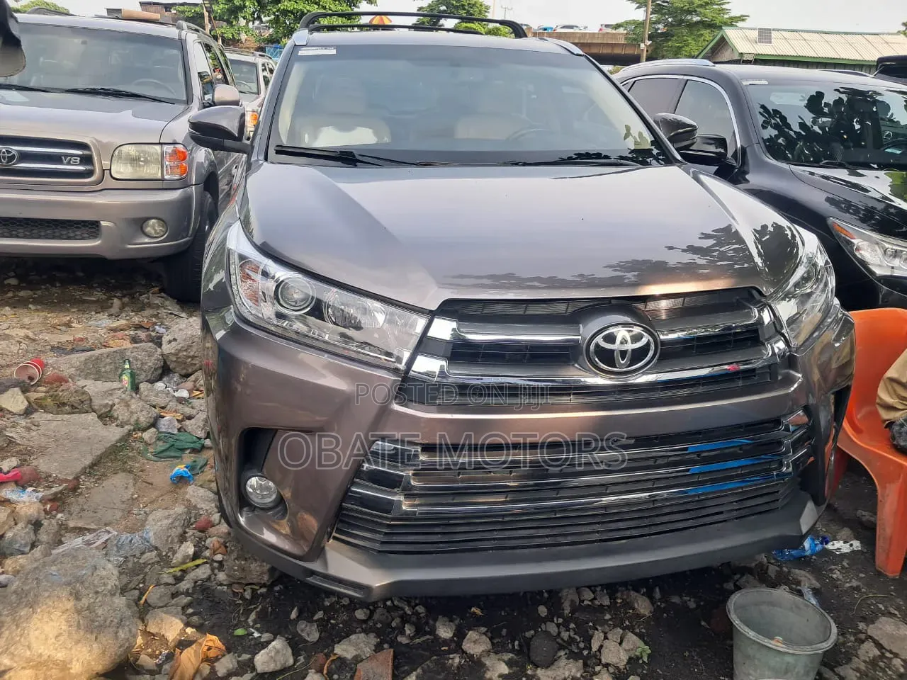 Toyota Highlander Limited V6 4x4 (3.5L 6cyl 6A) 2016 Gray