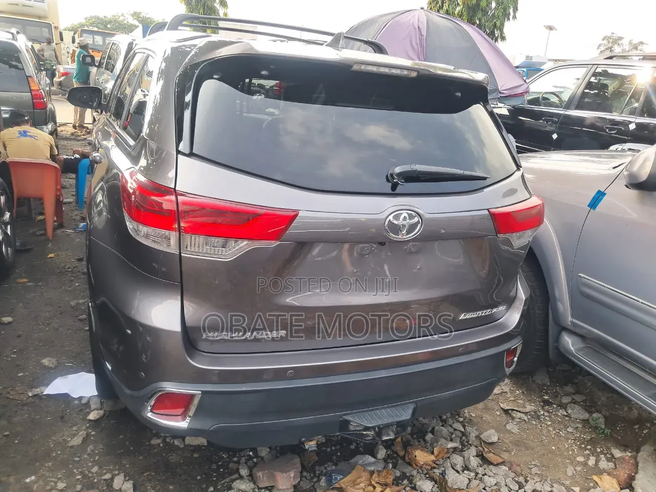 Toyota Highlander Limited V6 4x4 (3.5L 6cyl 6A) 2016 Gray