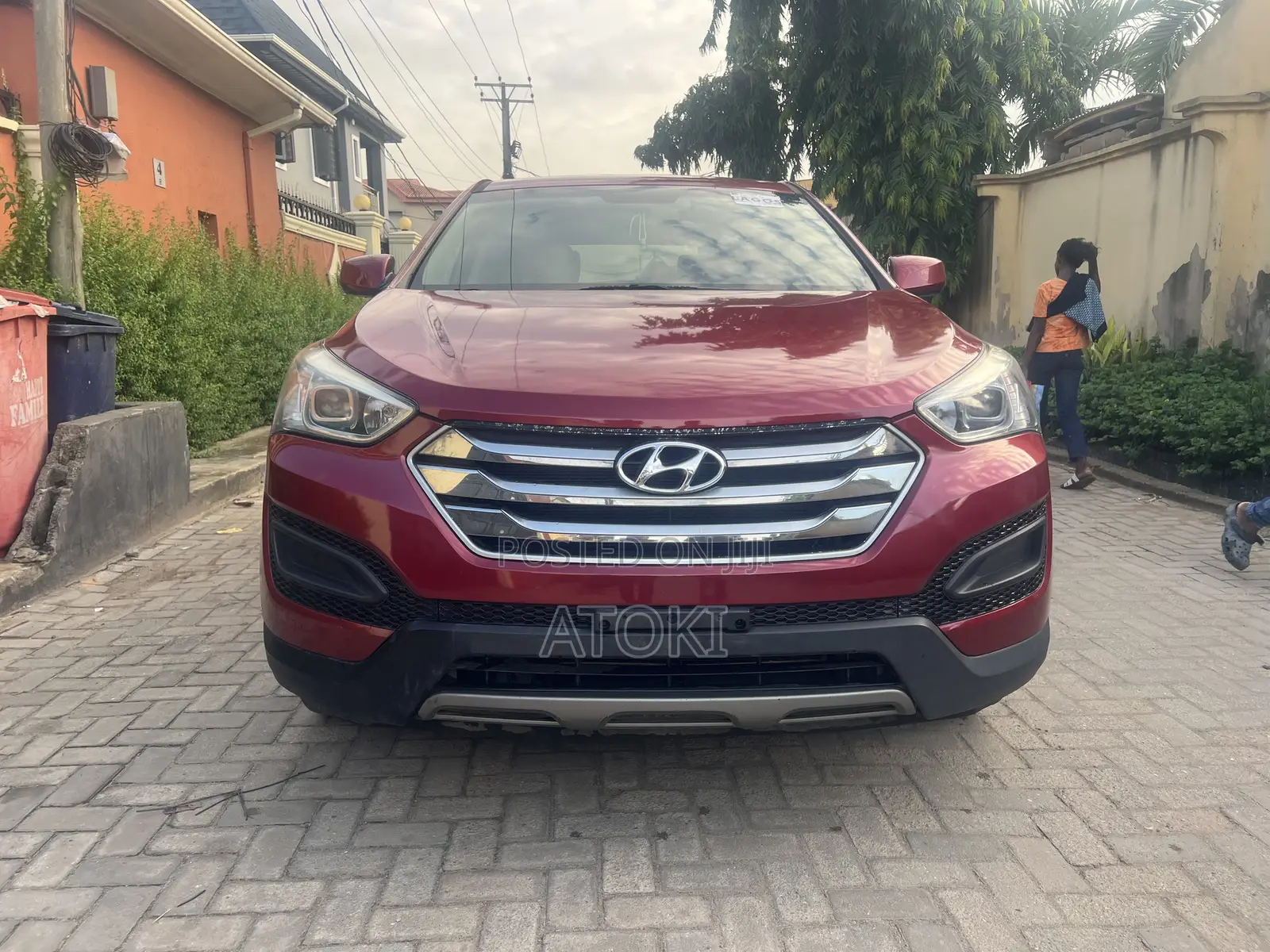 Hyundai Santa Fe GLS 4dr SUV AWD (3.3L 6cyl 6A) 2015 Red