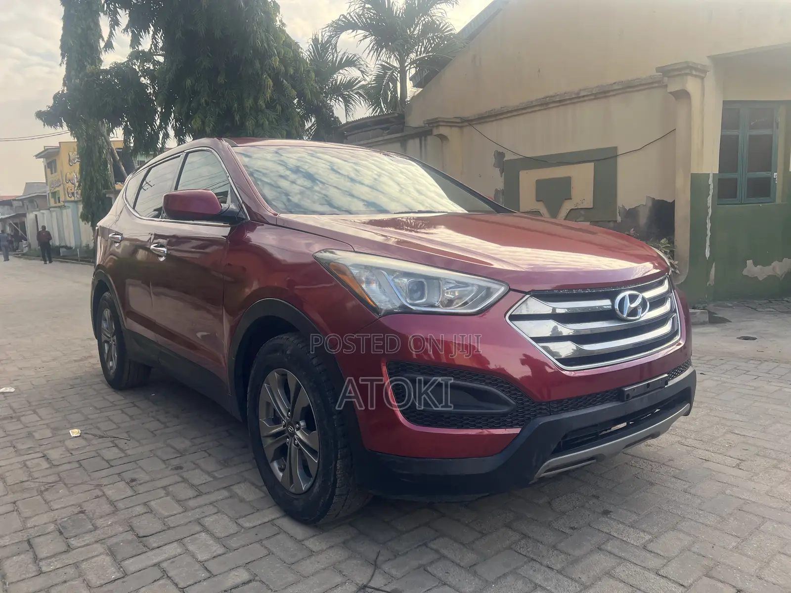 Hyundai Santa Fe GLS 4dr SUV AWD (3.3L 6cyl 6A) 2015 Red