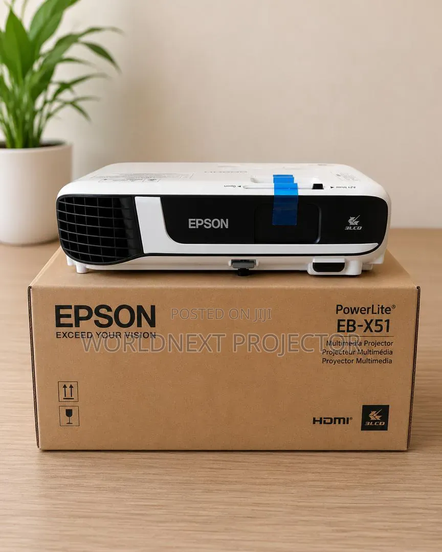 Epson Projector Latest Eb-X51 Very Portable and Bright