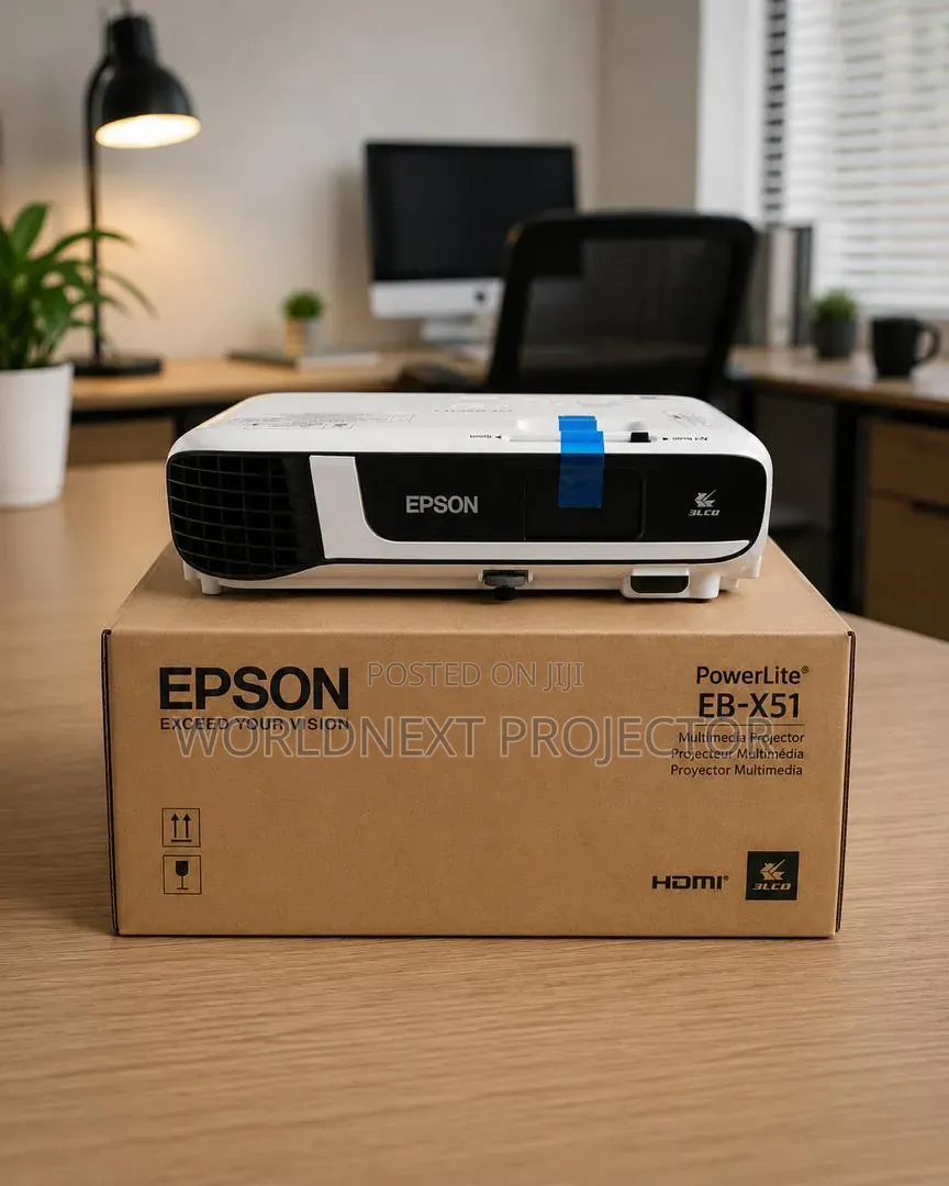 Epson Projector Latest Eb-X51 Very Portable and Bright