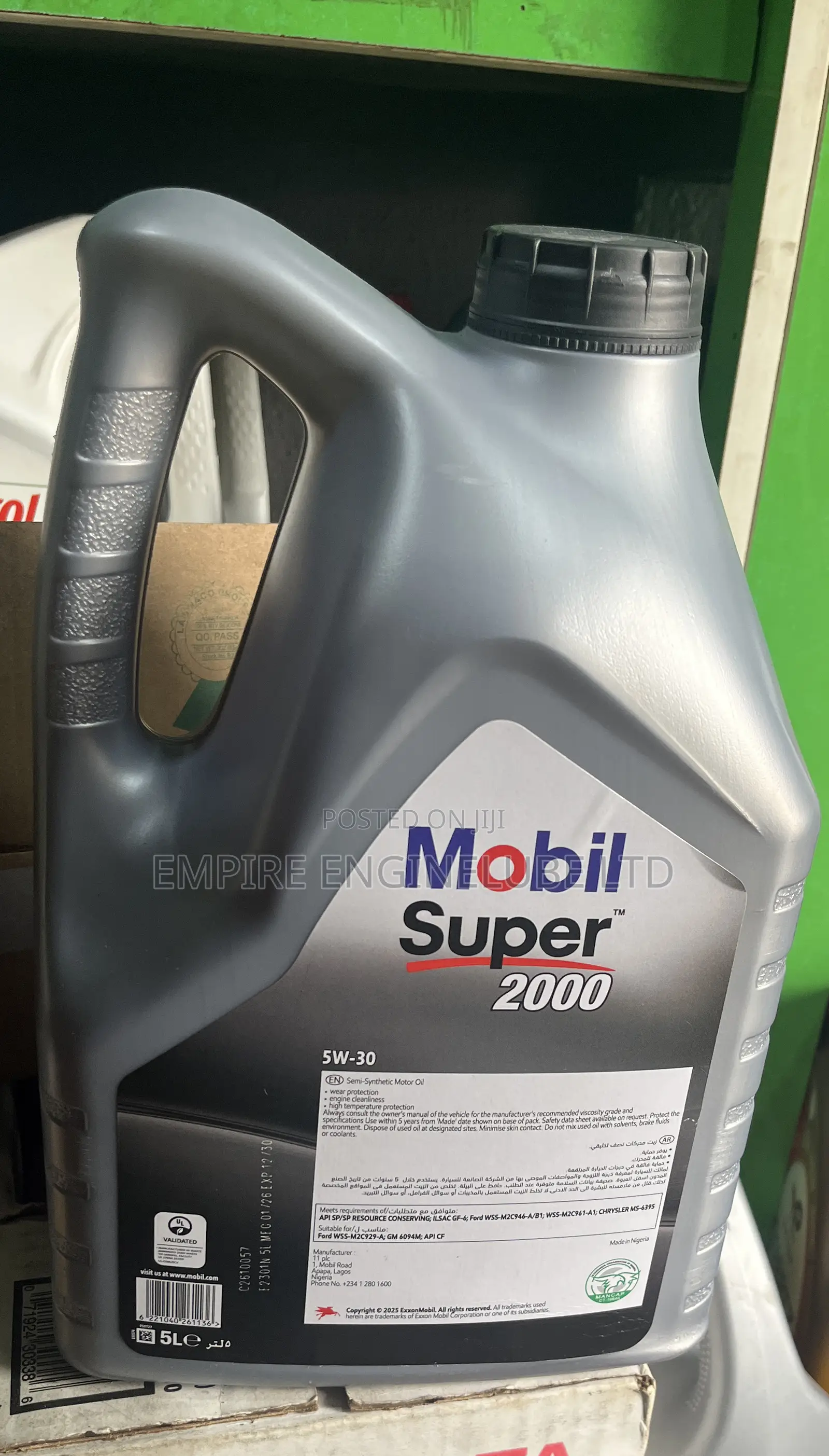Mobil 2000 5 Litres (5w30 Semi-Synthetic)