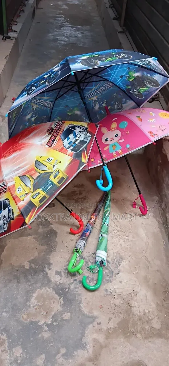 Cartoon Characters Children Umbrella
