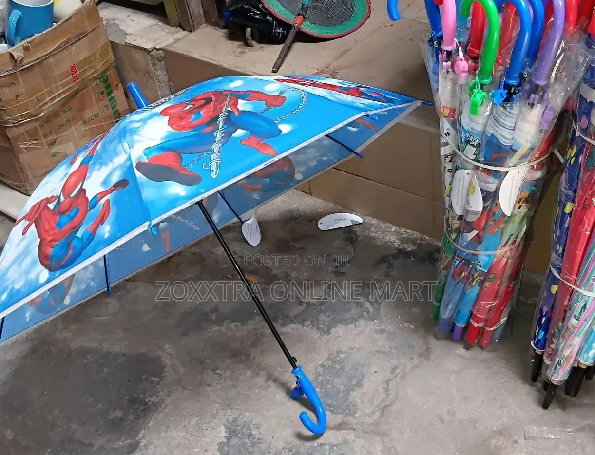 Cartoon Characters Children Umbrella