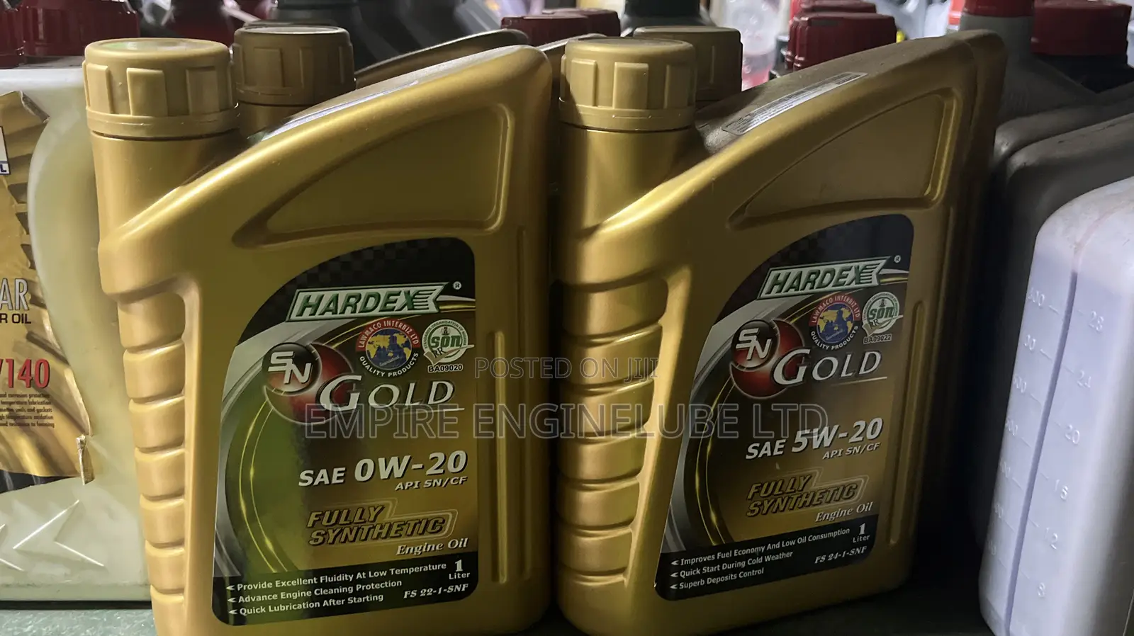 Hardex 5w30, 5w20 0w16 0w20