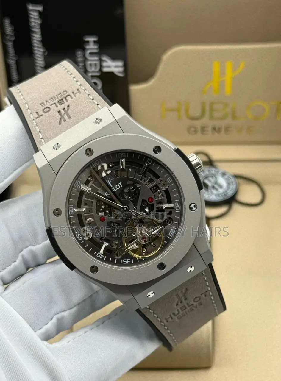 High Quality Luxury Hublot Rubber Wristwatch