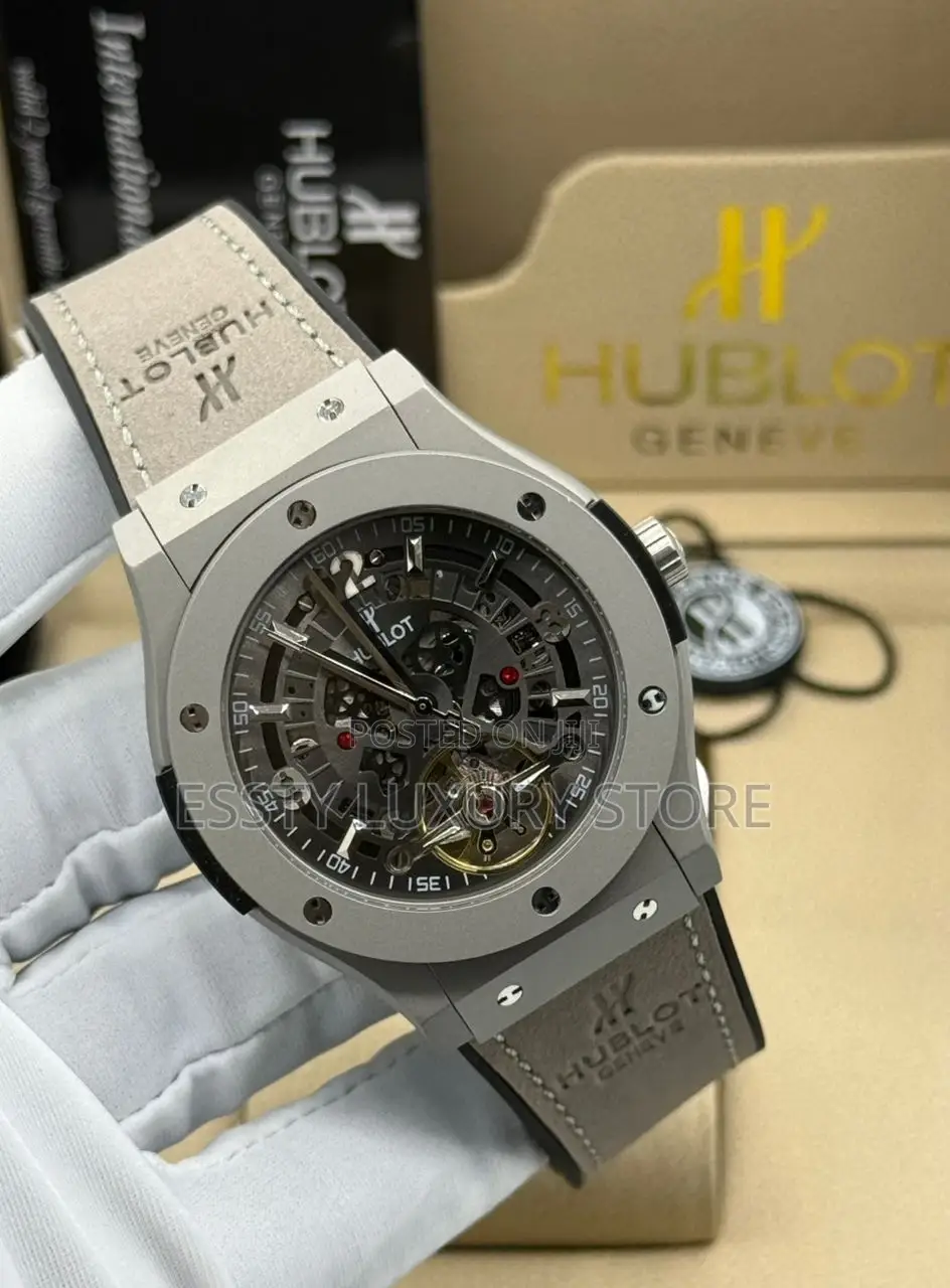 High Quality Luxury Hublot Rubber Wristwatch