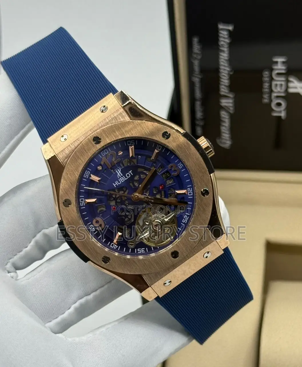 High Quality Luxury Hublot Rubber Wristwatch