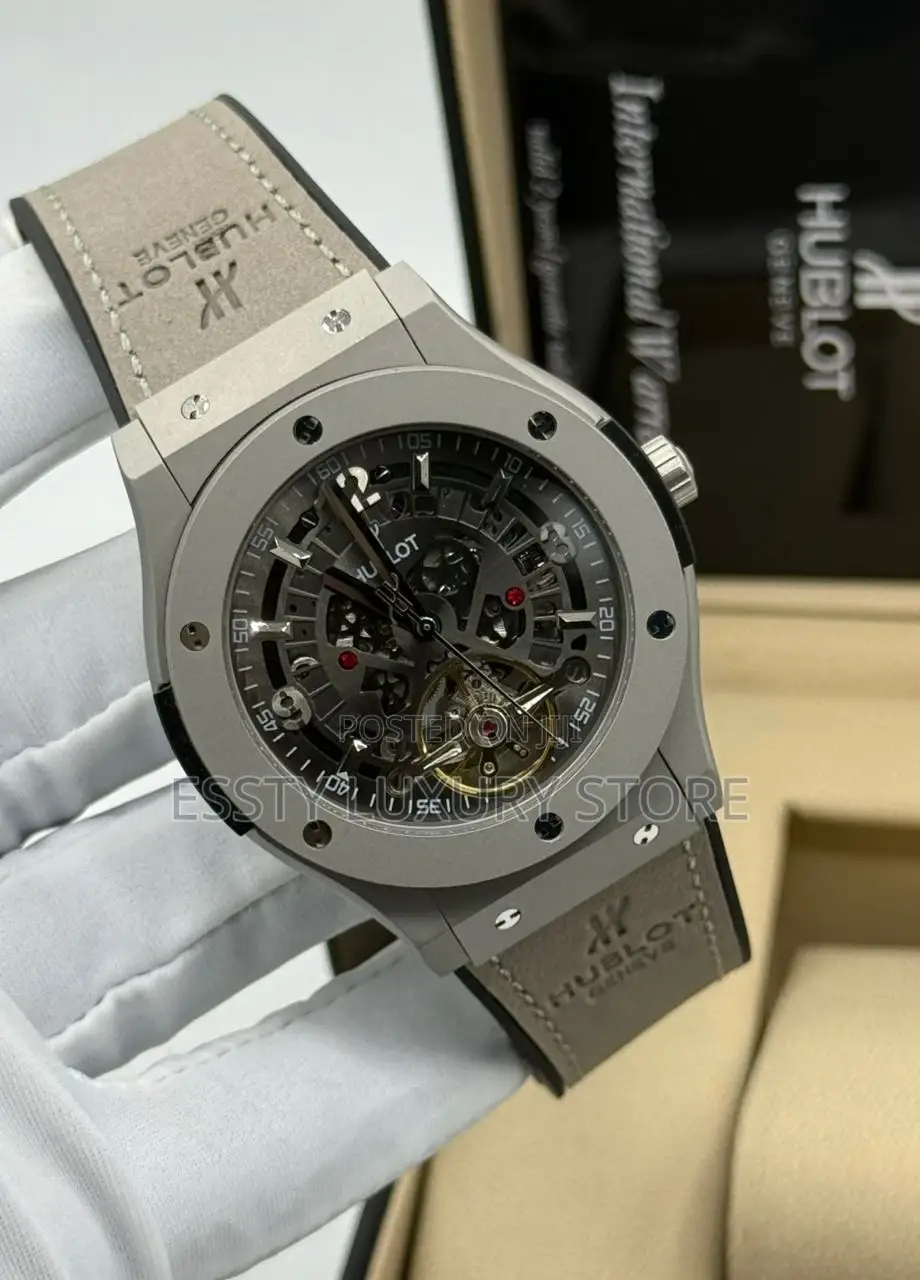High Quality Luxury Hublot Rubber Wristwatch