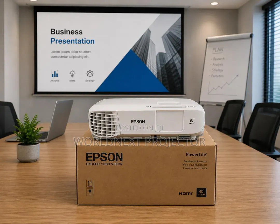 Epson Powerlite W39 LCD Projector With Two Hdmi
